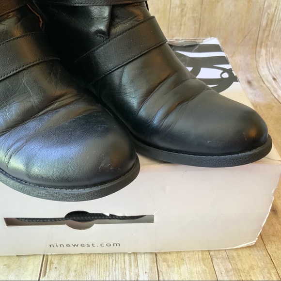 Nine West Women’s Ankle Black Boots, size 5M - Picture 6 of 8